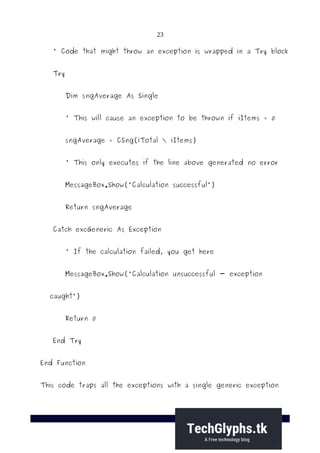 Bt0082 visual basic | PDF