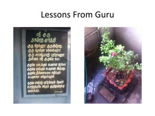 Lessons From Guru
 