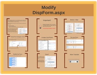 SharePoint Lesson #50: Modify DispForm