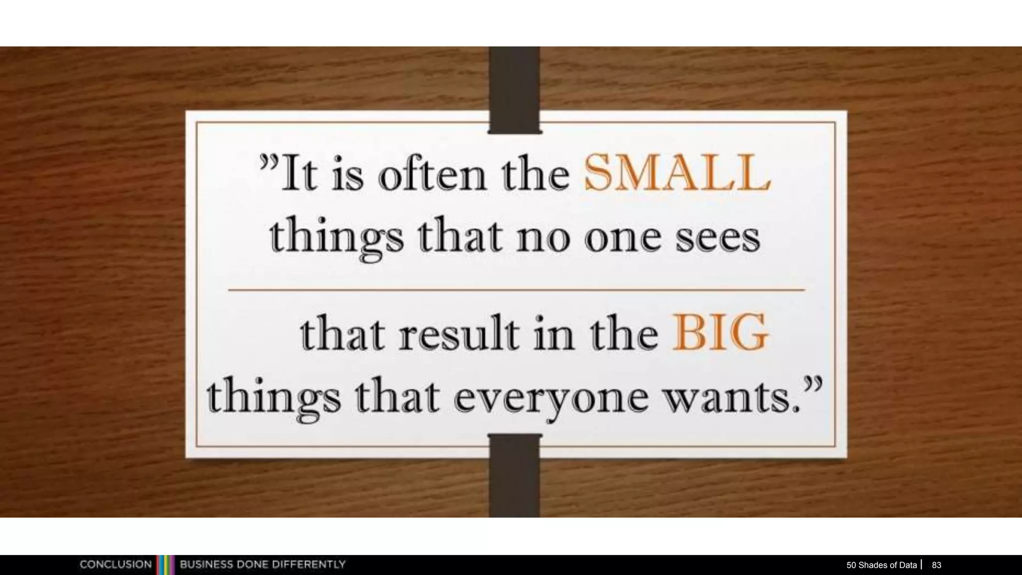 50 Shades of Data 83
 