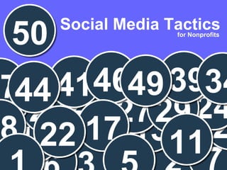 50 Social Media Tactics for Nonprofits