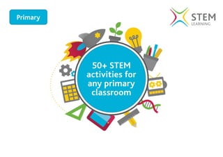 50+ STEM
activities for
any primary
classroom
Primary
 