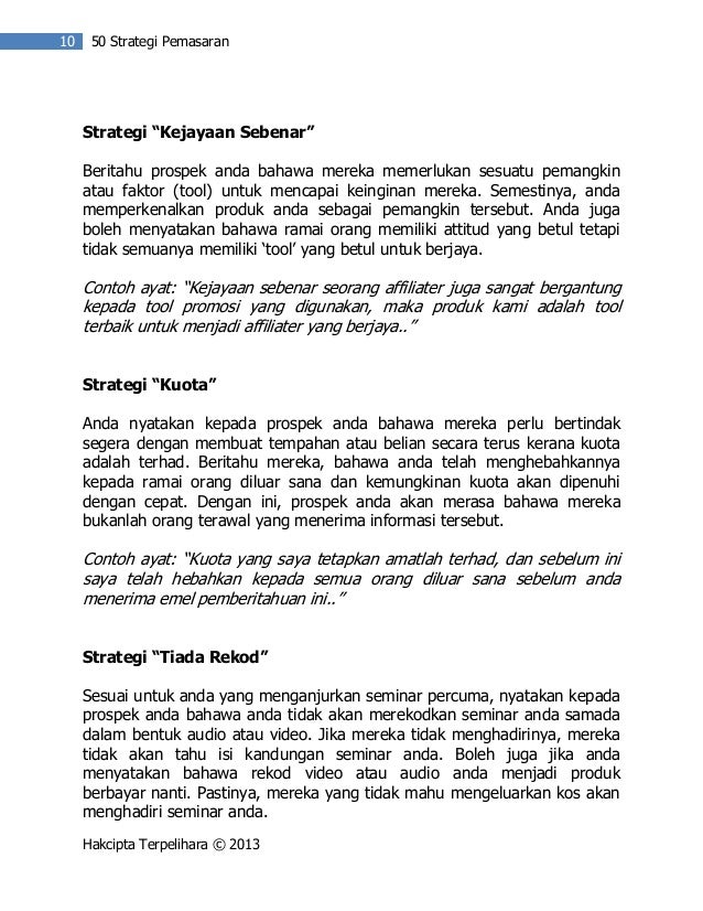 50 Strategi Pemasaran Internet