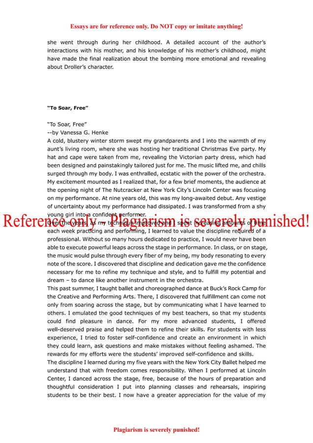 50 successful harvard application essays PDF