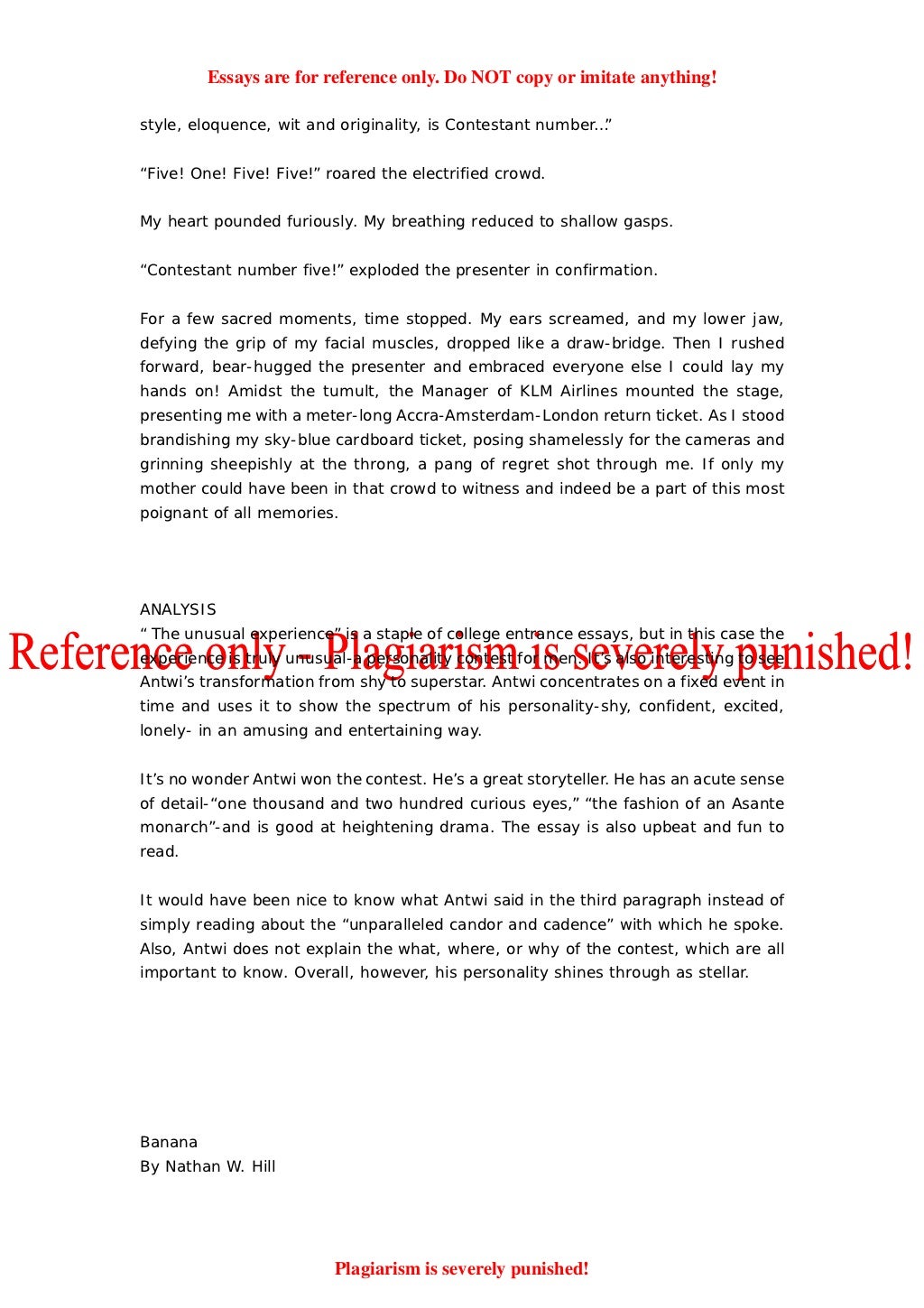 50 successful harvard application essays