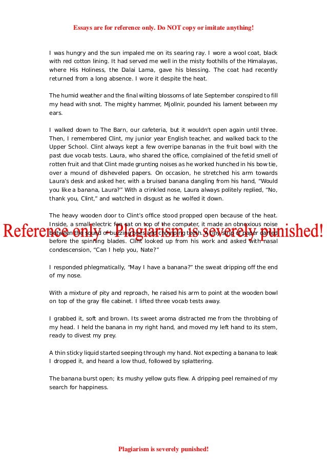 Harvard admission essay