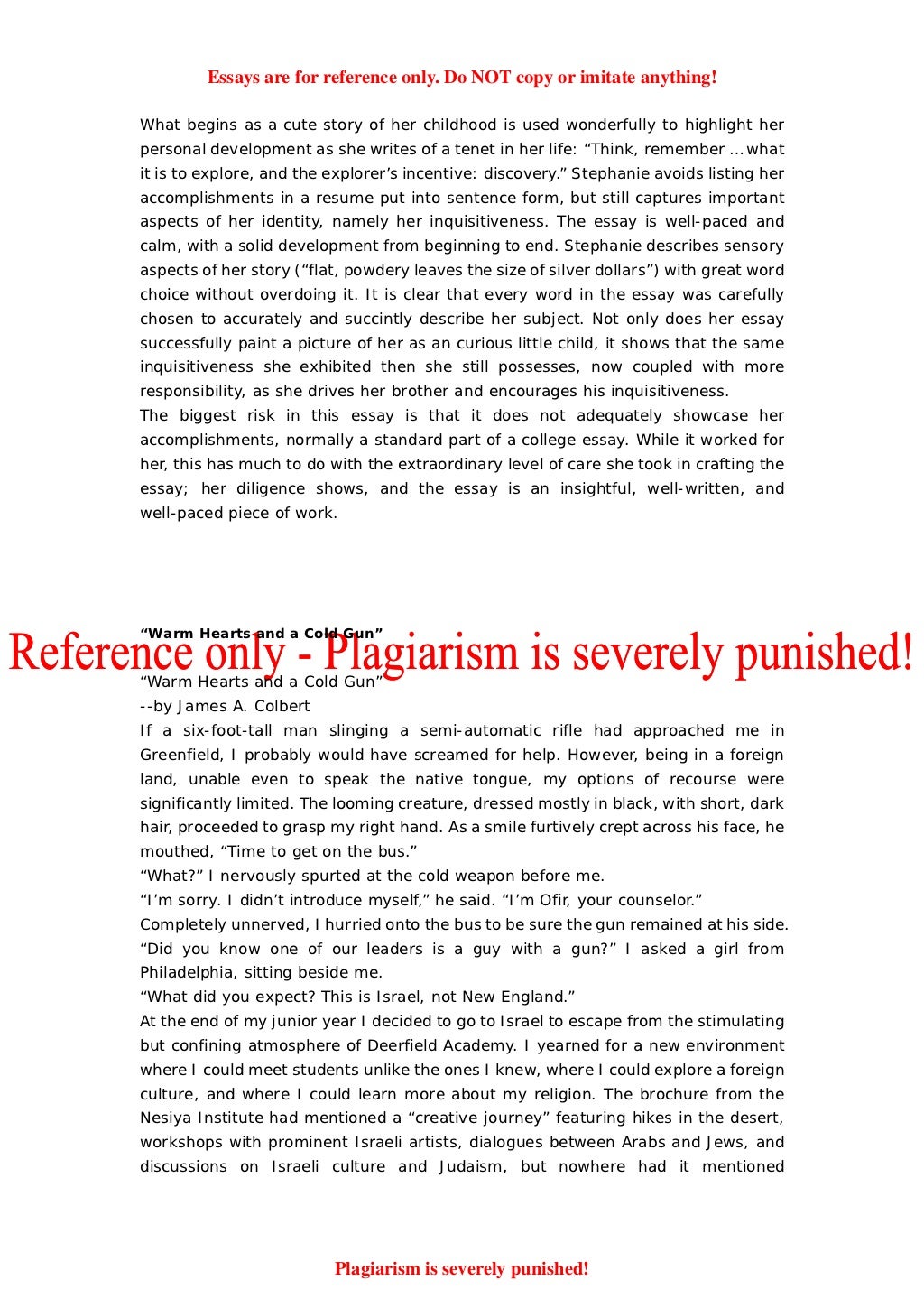 50 successful harvard application essays
