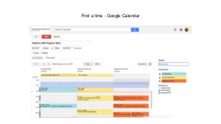 Find a time - Google Calendar
 