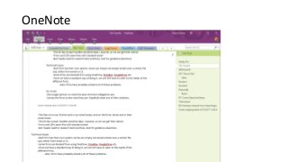 OneNote
 
