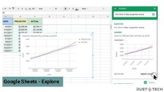 Google Sheets - Explore
 