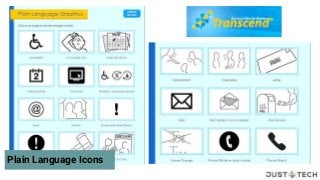 Plain Language Icons
 