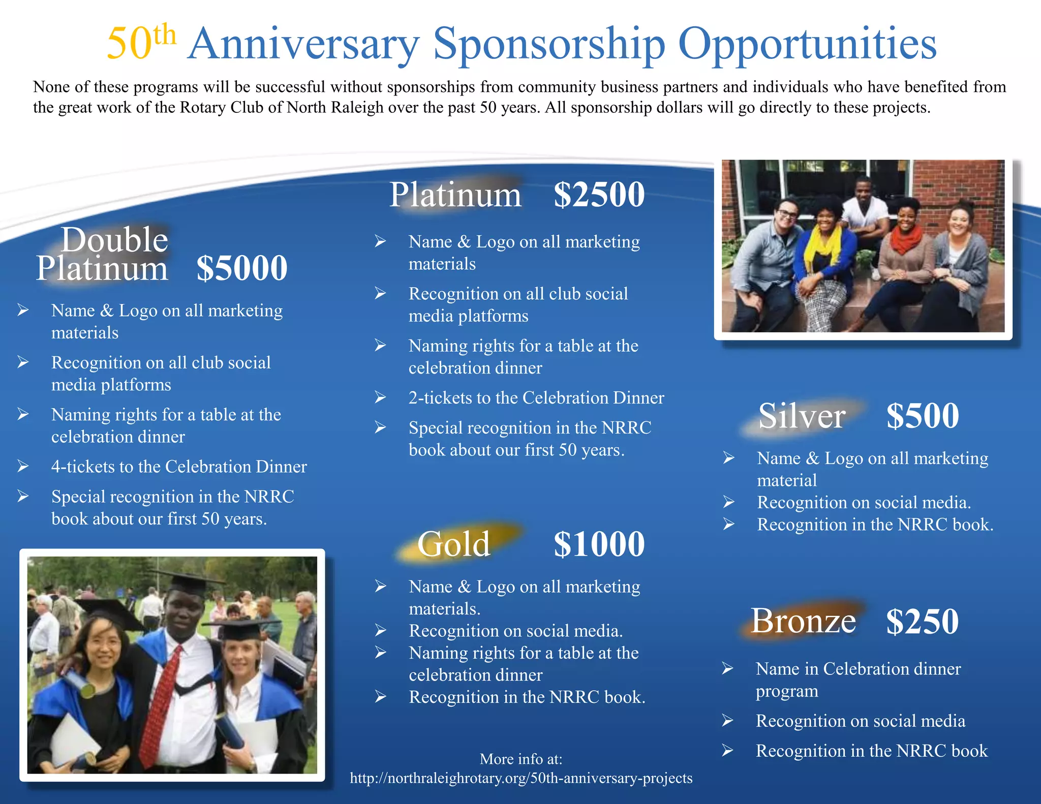 50th Anniversary Sponsorship Brochure | PPTX