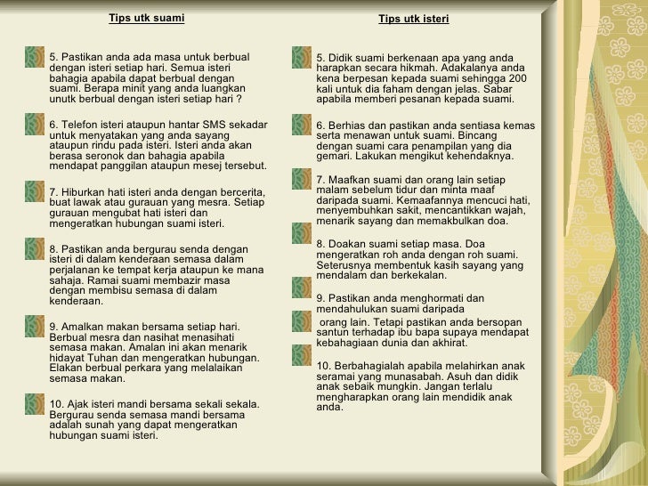 50 Tips Suami Dan Isteri