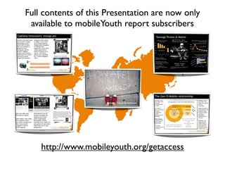 (Graham Brown mobileYouth) All 50 Youth Marketing Trends for 2009