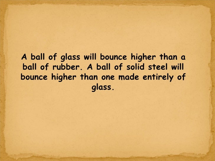 Image result for ball of glass bounce