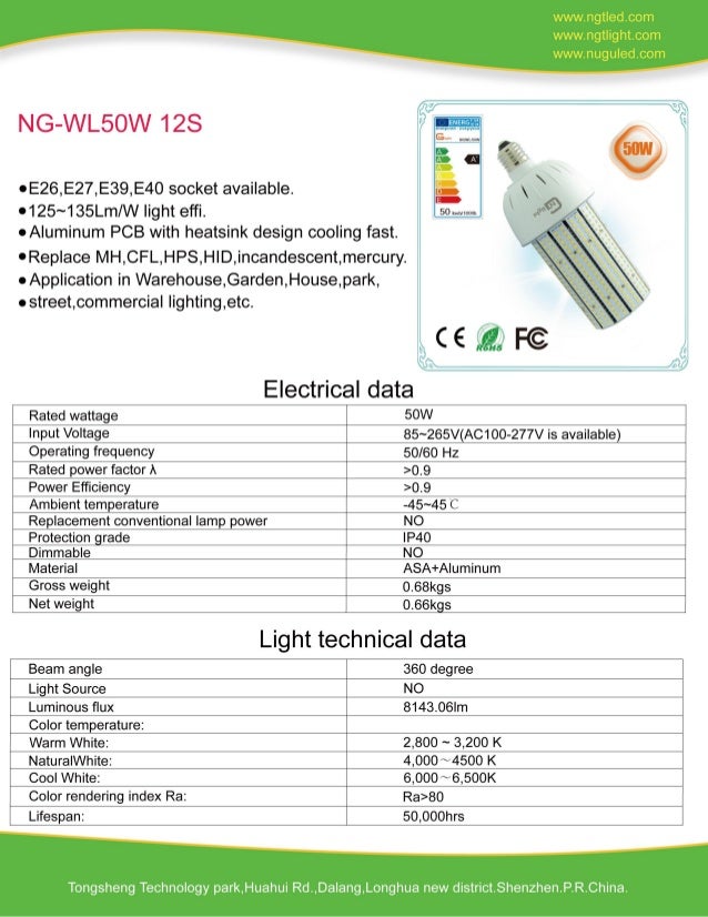 50W LED Corn Light request for quotation