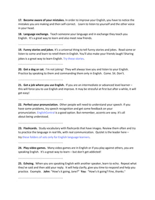 50 ways to learn english (without a teacher)