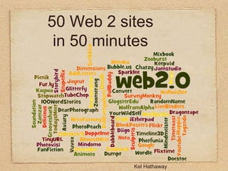 50 Web 2 sites in 50 minutes Kel Hathaway 