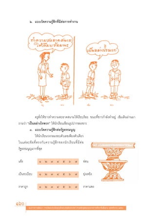 Ú. ·∫∫«—¥§«“¡√Ÿâ ÷°∑’Ë¡’μàÕ°“√∑”ß“π




               §√Ÿ —Ëß„Àâ¢“«∑”§«“¡ –Õ“¥ π“¡„Àâ‡√’¬∫√âÕ¬ ¢≥–∑’Ë¢“«°”≈—ß∑”Õ¬Ÿà ‡¢â¡‡¥‘πºà“π¡“
∂“¡«à“ ç‡ªìπÕ¬à“ß‰√æ«°é „Àâπ—°‡√’¬π‡¢’¬π√Ÿªª“°¢Õß¢“«
         Û. ·∫∫«—¥§«“¡√Ÿâ ÷°μàÕ√—∞∏√√¡πŸ≠
               „Àâπ—°‡√’¬π«ß°≈¡√Õ∫μ—«‡≈¢‡æ’¬ßμ—«‡¥’¬«
„π·μà ≈ –¢â Õ ∑’Ë μ √ß°— ∫ §«“¡√Ÿâ  ÷ ° ¢Õßπ— ° ‡√’ ¬ π∑’Ë ¡’ μà Õ
√—∞∏√√¡πŸ≠¡“°∑’Ë ÿ¥

·¢Áß                 Ò Ú Û Ù ı ˆ ˜                                     ÕàÕπ

‡ªìπ√–‡∫’¬∫          Ò Ú Û Ù ı ˆ ˜                                     ¬ÿàß‡À¬‘ß

√“§“∂Ÿ°              Ò Ú Û Ù ı ˆ ˜                                     √“§“·æß


160       ·π«∑“ß°“√æ—≤π“ °“√«—¥·≈–ª√–‡¡‘π§ÿ≥≈—°…≥–Õ—πæ÷ßª√– ß§å μ“¡À≈—° Ÿμ√·°π°≈“ß°“√»÷°…“¢—Èπæ◊Èπ∞“π æÿ∑∏»—°√“™ ÚııÒ
 