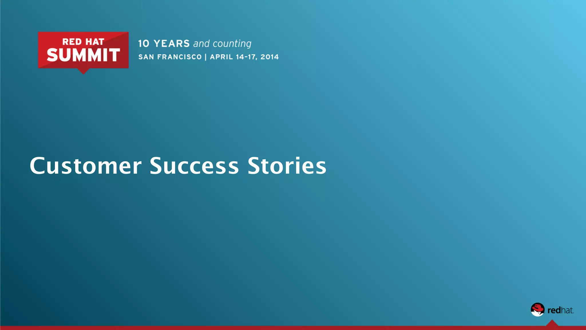 Customer Success Stories
 