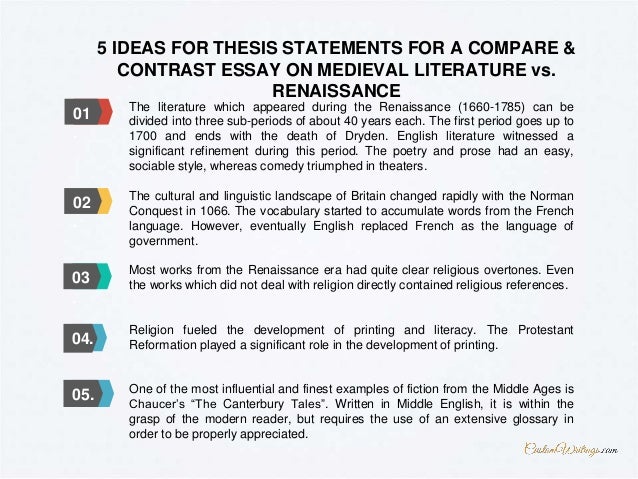 Compare and contrast poetry essay