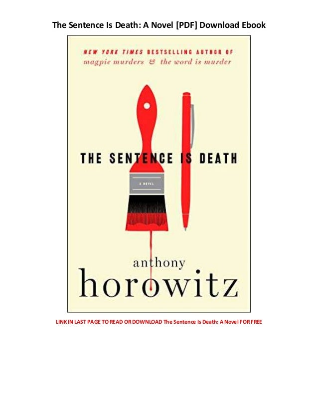 The Sentence Is Death A Novel Free Books Books Or Reading The Sentence Is Death A Novel Free Books Books Or Reading