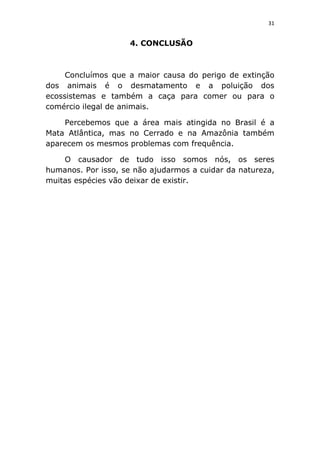 Animais em extinção