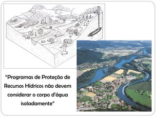 “Programas de Proteção de
Recursos Hídricos não devem
considerar o corpo d’água
isoladamente”
 