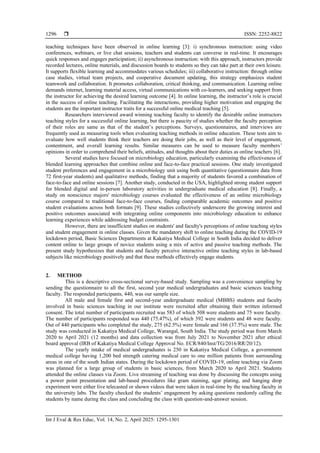 Online teaching style: insights of faculty and students’ perspectives ...