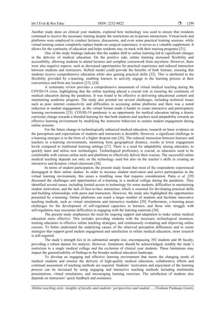 Online teaching style: insights of faculty and students’ perspectives ...