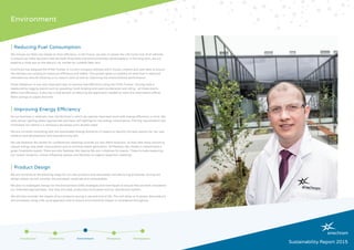 |	Reducing Fuel Consumption
We choose our fleet cars based on their efficiency. In the future, we plan to assess the Life Cycle Cost of all vehicles
to ensure we make decisions that are both financially and environmentally advantageous. In the long term, we are
keeping a close eye on the electric car market for suitable fleet cars.
EireChrom has adopted the SYNX Tracker in current company vehicles which tracks, collects and uses data to ensure
the vehicles are running at maximum efficiency and safety. This system gives us visibility on what fuel is used and
maintenance records allowing us to reduce costs as well as improving the environmental performance.
Driver behaviour is one very important way to improve fuel efficiency using the SYNX Tracker. Driving style is
measured by logging events such as speeding, harsh braking and rapid acceleration and idling - all these events
affect fuel efficiency. It also has a side benefit of reducing the paperwork needed to track this information offline!
More savings on paper and time.
|	Improving Energy Efficiency
As our business is relatively new, the facilities in which we operate have been built with energy efficiency in mind. We
have sensor lighting where appropriate and have LED lighting for low energy consumption. Printing requirements are
minimised, but where it is necessary we always print double sided.
We are currently consulting with the Sustainable Energy Authority of Ireland to identify the best options for our new
research and development and manufacturing labs.
We use Radisson Blu Hotels for conferences/ meetings outside our two office locations, as they take many actions to
reduce energy and water consumption and to minimise waste generation. All Radisson Blu Hotels in Ireland have a
green hospitality award. There are also Radisson Blu Special Blu eco-initiatives for events. These include measuring
our carbon footprint, carbon offsetting options and facilities to support paperless meetings.
|	Product Design
We are currently at the planning stage for our new products and associated manufacturing processes. During the
design phase, we will consider the processes, materials and consumables.
We plan to investigate Design for the Environment (DfE) strategies and techniques to ensure that we have considered
our materials appropriately, how they are used, production techniques and our distribution system.
We will also consider the impact of our products during it use and end of life. This will allow us to assess the products
and processes using a life cycle approach and to ensure environmental impact is considered throughout.
Introduction Community Environment Workplace Marketplace
Environment
Sustainability Report 2015
 