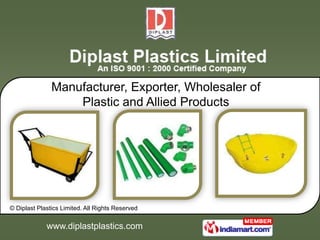 Manufacturer, Exporter, Wholesaler of Plastic and Allied Products 