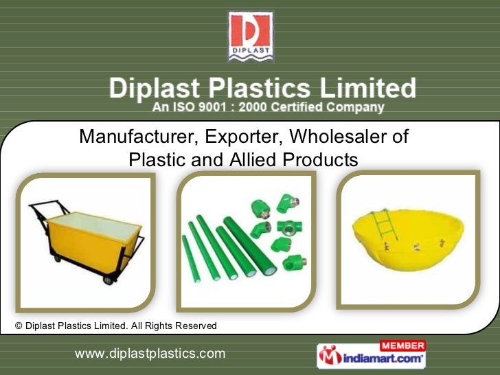 Diplast Plastics Limited Mohali India