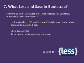 Bootstrap Presentation | PPTX