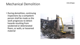 Demolition Safety 2015 | PPTX