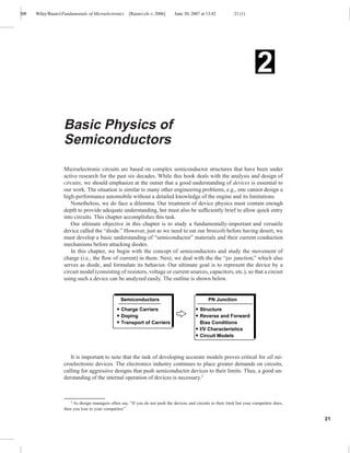 Wiley Razavi Fundamentals Of Microelectronics B Razavi | PDF