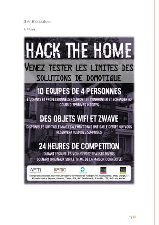 71
D.6: Hackathon
1. Flyer
 