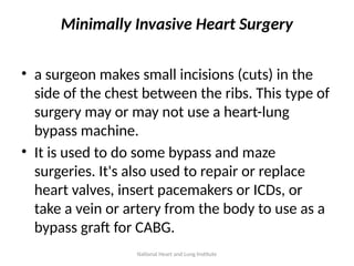 First Heart Incision 511381703-Cardiac-Surgeries-Ppt-Final.pptx
