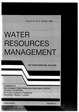 Water resource management Vol. 12.PDF