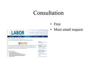 Consultation
• Free
• Must email request
 