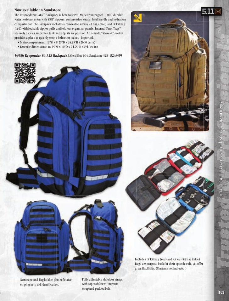 511 responder 84 als backpack