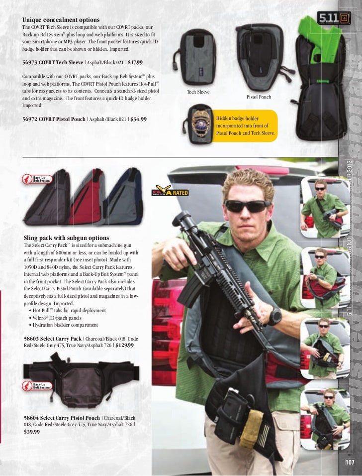 511 select carry sling pack