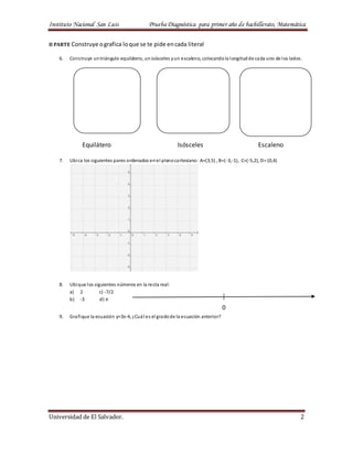 51275665 prueba-diagnostica-para-primer-ano-de-bachillerato m ate
