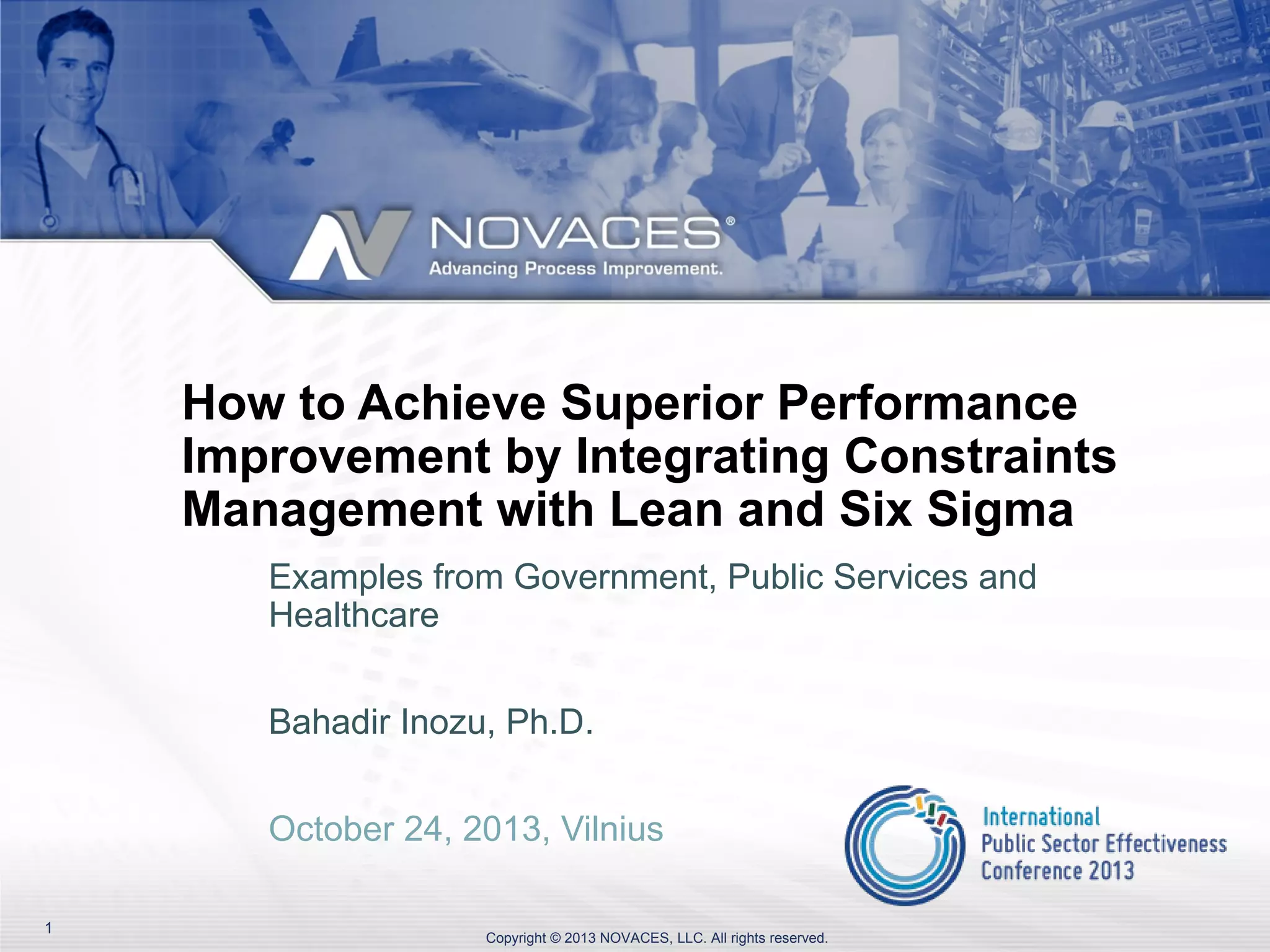 Highlighting Superior Performance Is An Opportunity How to Achieve Superior Performance Improvement by Integrating
