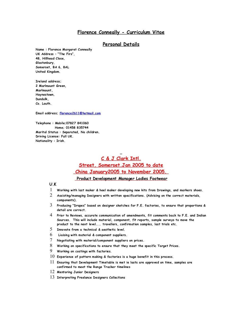 Curriculum vitae examples pdf picture