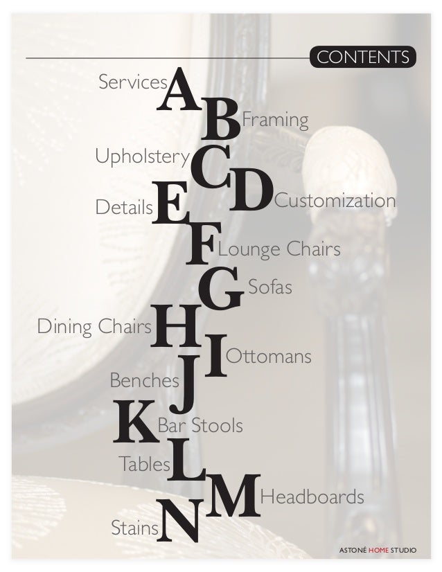 Astone Home Studio Catalogue