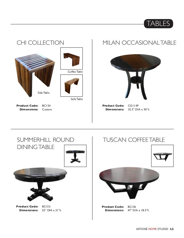 Astone Home Studio Catalogue