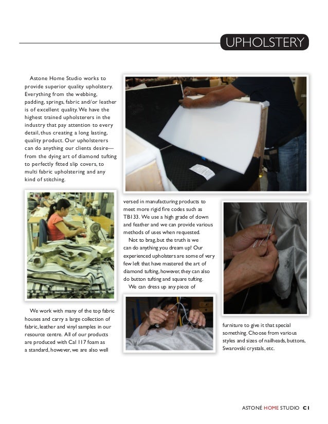 Astone Home Studio Catalogue