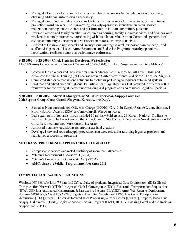 automated logistic specialist resume logistics resume logistics management specialist resume