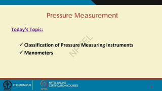 CHEMICAL PROCESS INSTRUMENTATION: Pressure Measurement | PDF